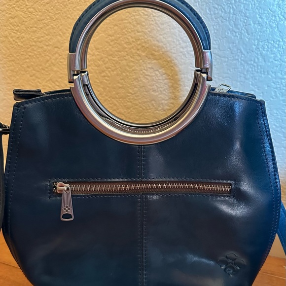 Patricia Nash Aria Vintage Satchel Bag With Handles - Picture 4 of 5